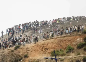 Spain Morocco Migration Crisis Ceuta Melilla Fence Infiltration Panchjanya