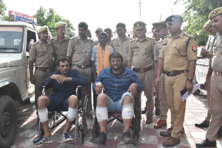Varanasi Police Encounter Chowk 27 Kg Silver Robbery Mohammad Ali Mashallah Arrested SOG Gaurav Singh Panchjanya