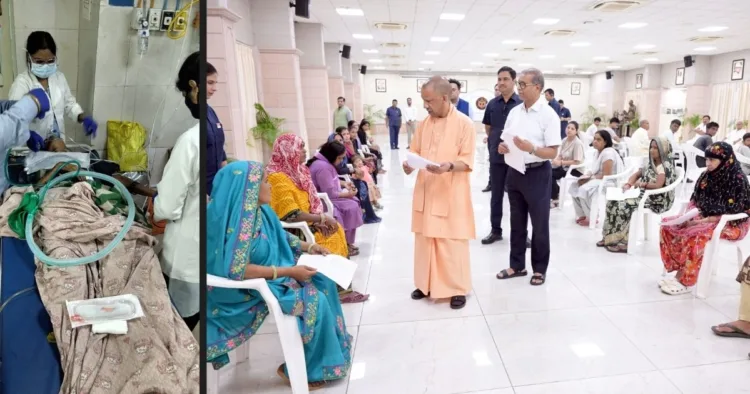 जनता दर्शन में मुख्यमंत्री योगी आदित्यनाथ