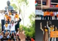 दिल्ली विश्वविद्यालय में लहराया एबीवीपी का परचम