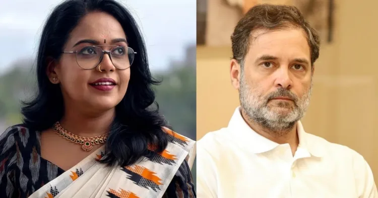 अपर्णा कुरूप और राहुल गांधी