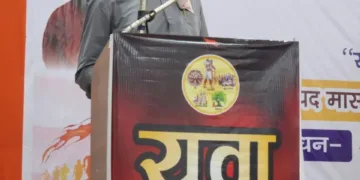 badhalganj gorakhpur rss centenary yuva samvad deepak visput address