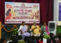 dr manmohan vaidya addresses-shikshak and taruni samvad in kashi bhu