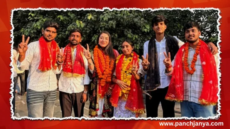 dusu elections abvp clean sweep various colleges delhi university