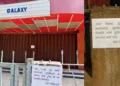 गैटी गैलेक्सी थियेटर पुलिस ने कराया बंद