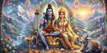 भगवान शिव और माता पार्वती (फोटो- एआई द्वारा निर्मित)