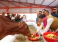 khatima haldighera gaushala inauguration cm dhami