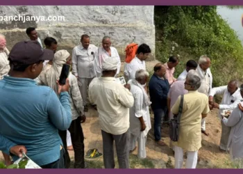 mathura rss paryavaran sanrakshan gatividhi kund pujan water conservation
