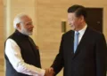 भारत के प्रधानमंत्री नरेंद्र मोदी और चीन के राष्ट्रपति शी जिनपिंग