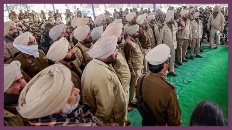 Punjab Police Viral Audio Uniform Controversy RP Singh BJP Attack AAP Govt Panchjanya