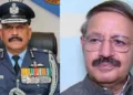 एयर वाइस मार्शल जितेंद्र मिश्रा (सेवानिवृत) और कांग्रेस नेता राशिद अल्वी