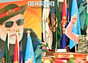 कार्यक्रम को संबोधित करते मुख्यमंत्री पुष्कर सिंह धामी