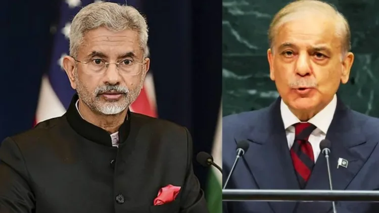 भारत के विदेश मंत्री एस जयशंकर(बाएं) और पाकिस्तान के प्रधानमंत्री शहबाज शरीफ