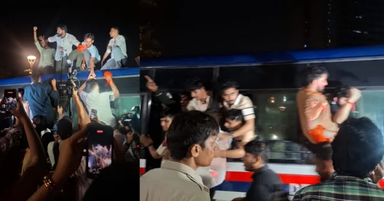 सत्य निकेतन हादसे के विरोध में एबीवीपी ने किया जोरदार प्रदर्शन