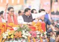 आदि रंगोत्सव में मुख्यमंत्री पुष्कर सिंह धामी और केंद्रीय मंत्री किरेन रिजिजू