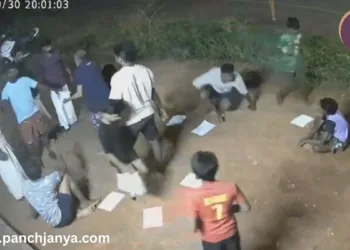 CPM DYFI Workers Attack RSS Shakha Payyannur Kerala Nithin Siddharth