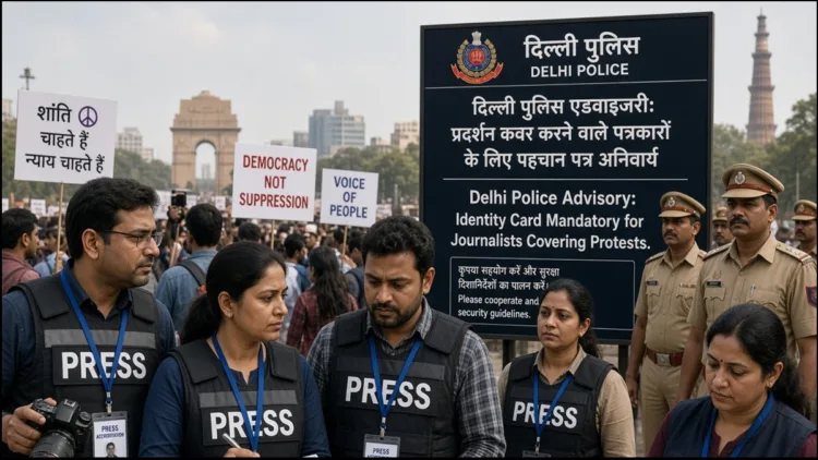 Delhi Advisory for journalist