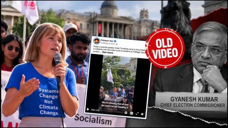 Greta Thenberg London protest