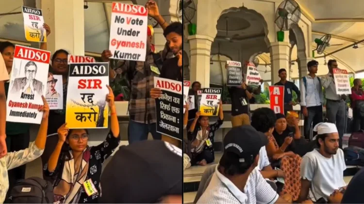 गुरुद्वारा बंगला साहिब में घुसे प्रदर्शनकारी