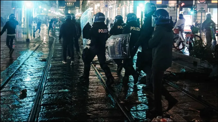 Italy Protest and violence