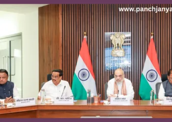 Mahanadi Water Dispute Meeting Amit Shah Vishnu Deo Sai Mohan Charan Majhi Panchjanya