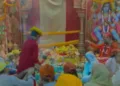पंचमुखी हनुमान मंदिर में मनाई गई नवरात्रि और विजयादशमी