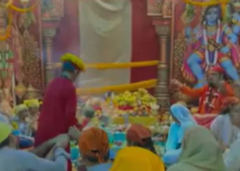 पंचमुखी हनुमान मंदिर में मनाई गई नवरात्रि और विजयादशमी
