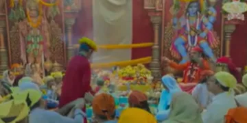 पंचमुखी हनुमान मंदिर में मनाई गई नवरात्रि और विजयादशमी
