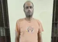 गोकशी का आरोपी महफूज, जिसे नालंदा से गिरफ्तार किया गया।