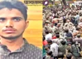 एआई का इस्तेमाल कर फर्जी वीडियो बनाने वाला स्वयंभूम पत्रकार नदीम पुलिस के हत्थे चढ़ा (प्रकोष्ठ में)। वीडियो दिल्ली के जंतर-मंतर पर गत 3 अक्तूबर को हुए प्रदर्शन के दौरान बनाया गया था। इसमें एसीपी विवेक भगत को कथित तौर पर महिला पत्रकार से छेड़छाड़ करते हुए दिखाया गया था