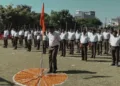 हल्द्वानी में RSS का पथ संचलन